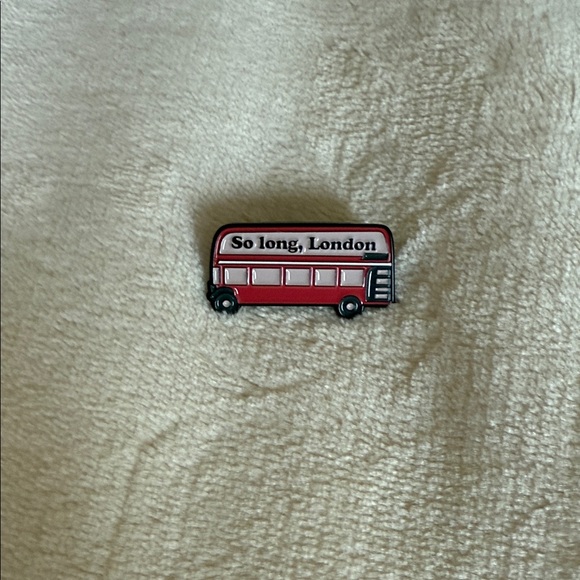Accessories - Taylor Swift Red London Double-Decker Bus Enamel Pin - "So long, London"